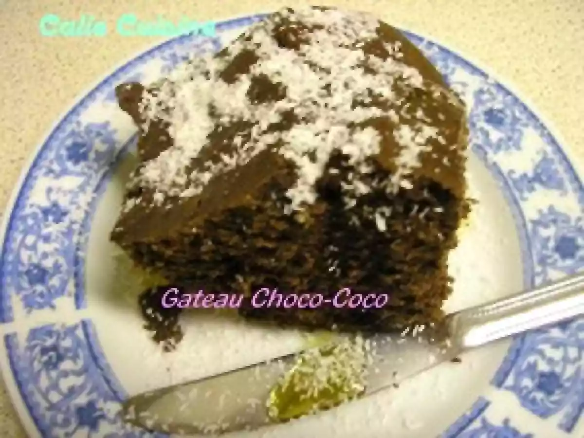 Gateau choco-coco léger !! - photo 2