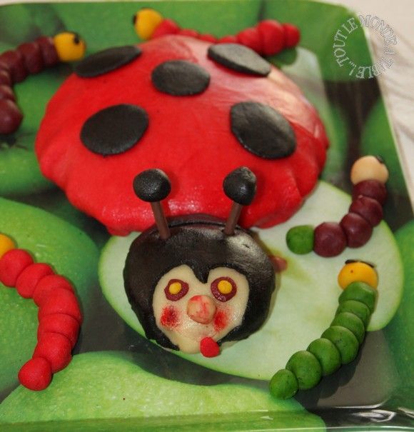 Gateau Coccinelle Un Gateau Rigolo Pour Un Anniversaire Recette Ptitchef