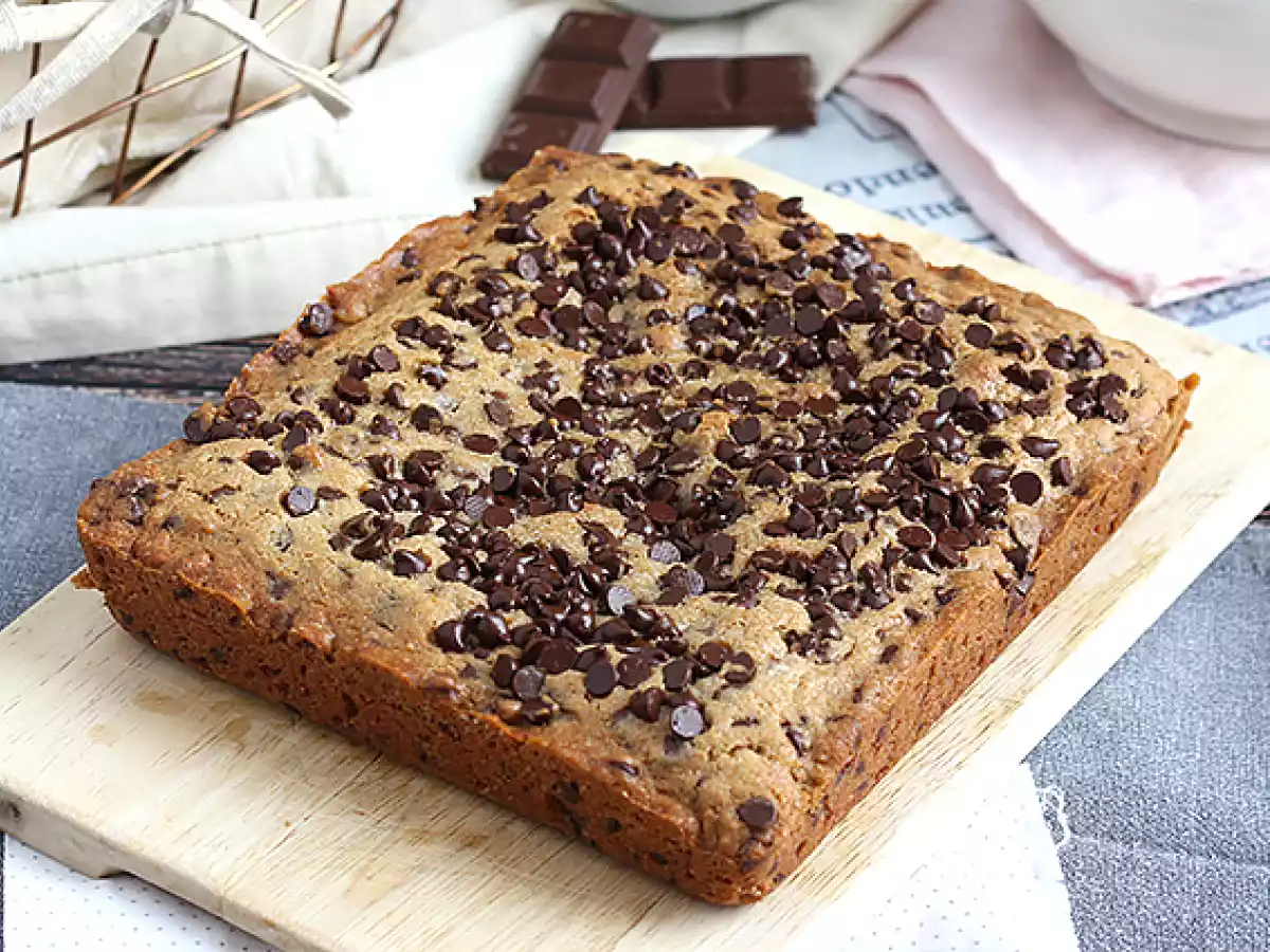 Gâteau cookie aux pépites de chocolat - photo 4