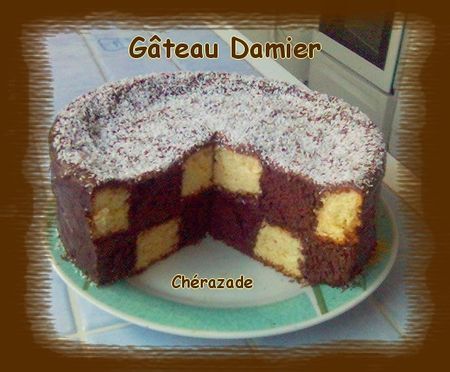 Gateau Damier Recette Ptitchef