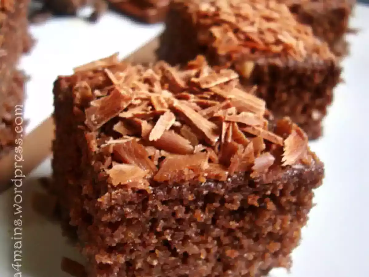 Gâteau de semoule au chocolat