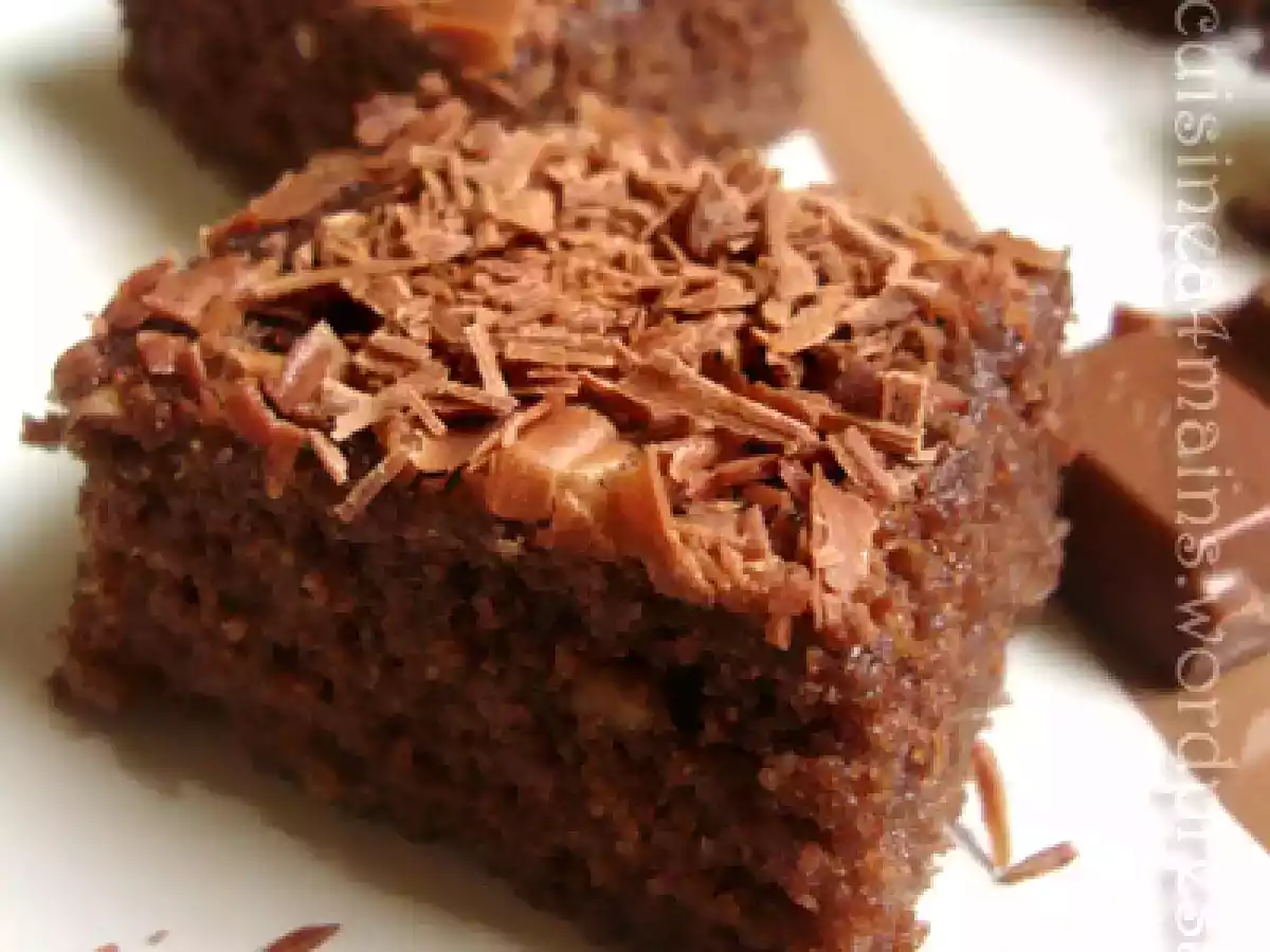 Gâteau de semoule au chocolat - photo 3