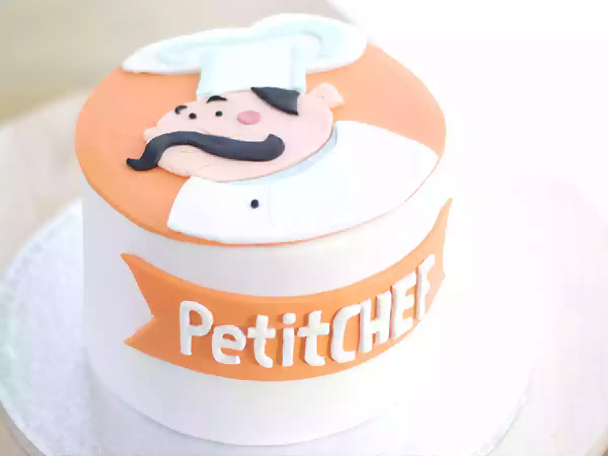 Gâteau en pâte à sucre PtitChef pas à pas et en video