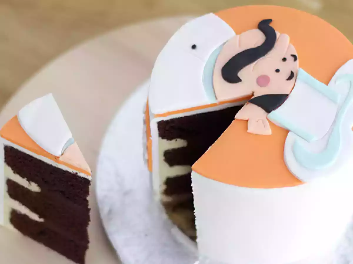 Gâteau en pâte à sucre PtitChef pas à pas et en video - photo 3