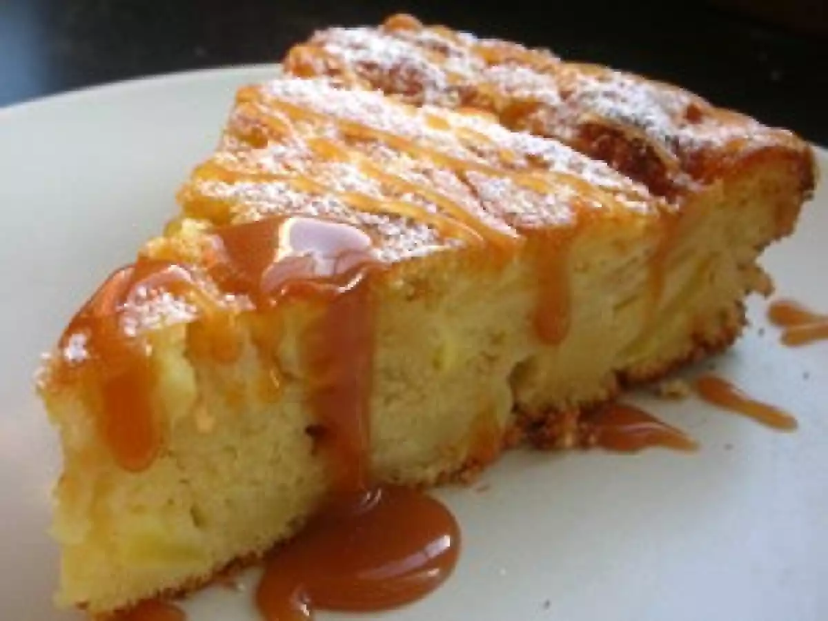 Gâteau extra-Moelleux aux Pommes et au Caramel à la fleur de sel - photo 2