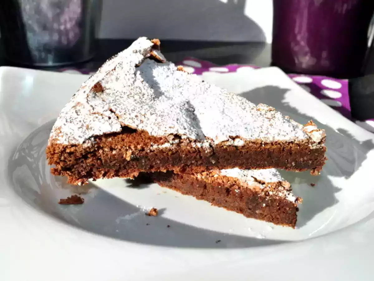 Gâteau fondant Chocolat – Muscade {sans beurre}