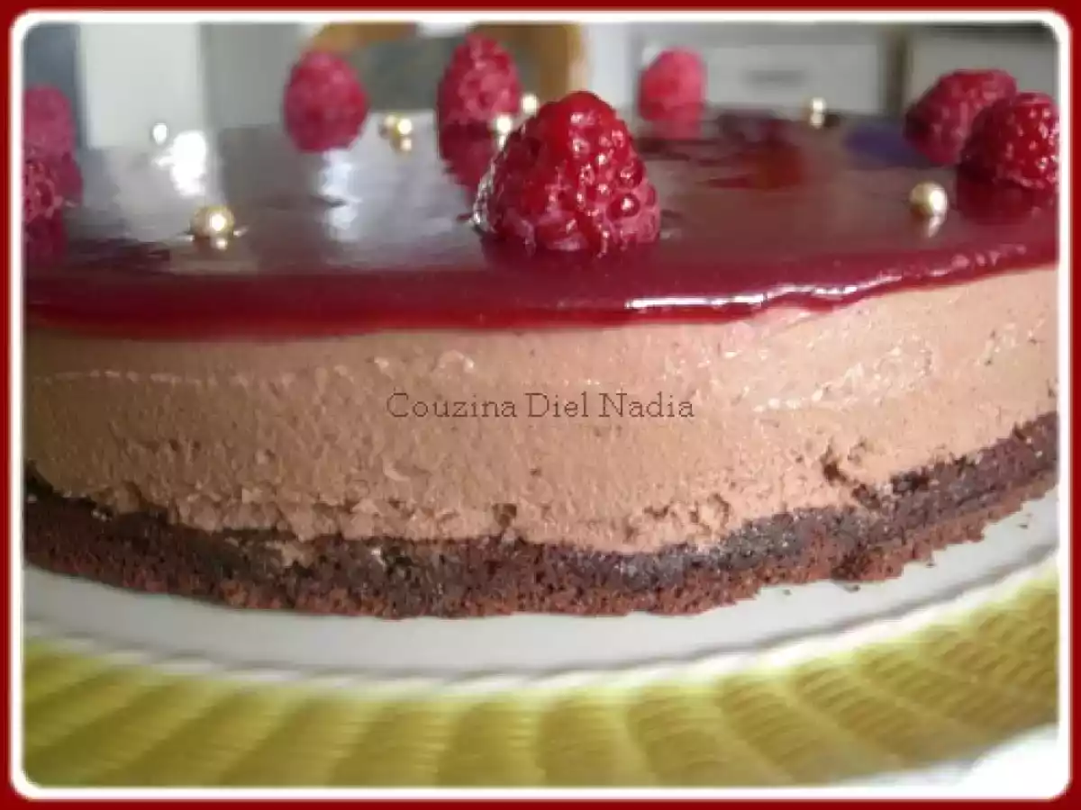 Gateau Miroir: Mousse au Chocolat et Framboises sur un air d'Aaliyah - photo 3