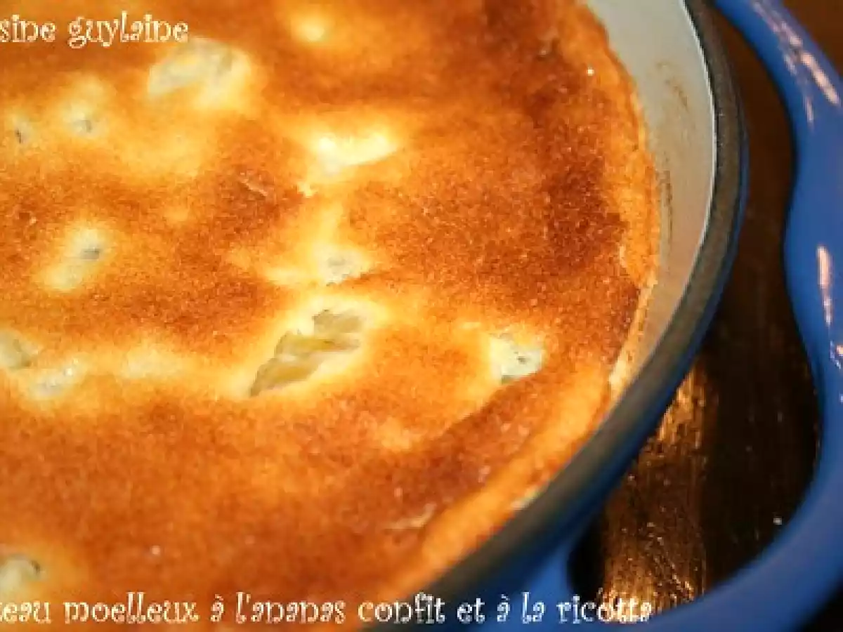 Gâteau moëlleux à l'ananas confit et à la ricotta - photo 4