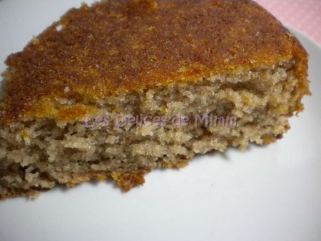 Moelleux à la farine de châtaigne - Recette gâteau ardéchois