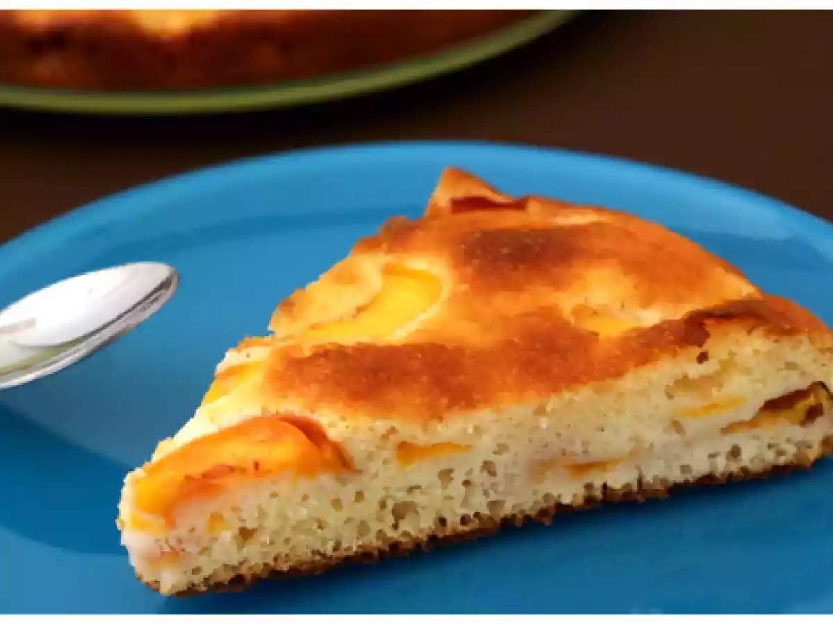 Gâteau moelleux aux pêches de vigne - photo 2