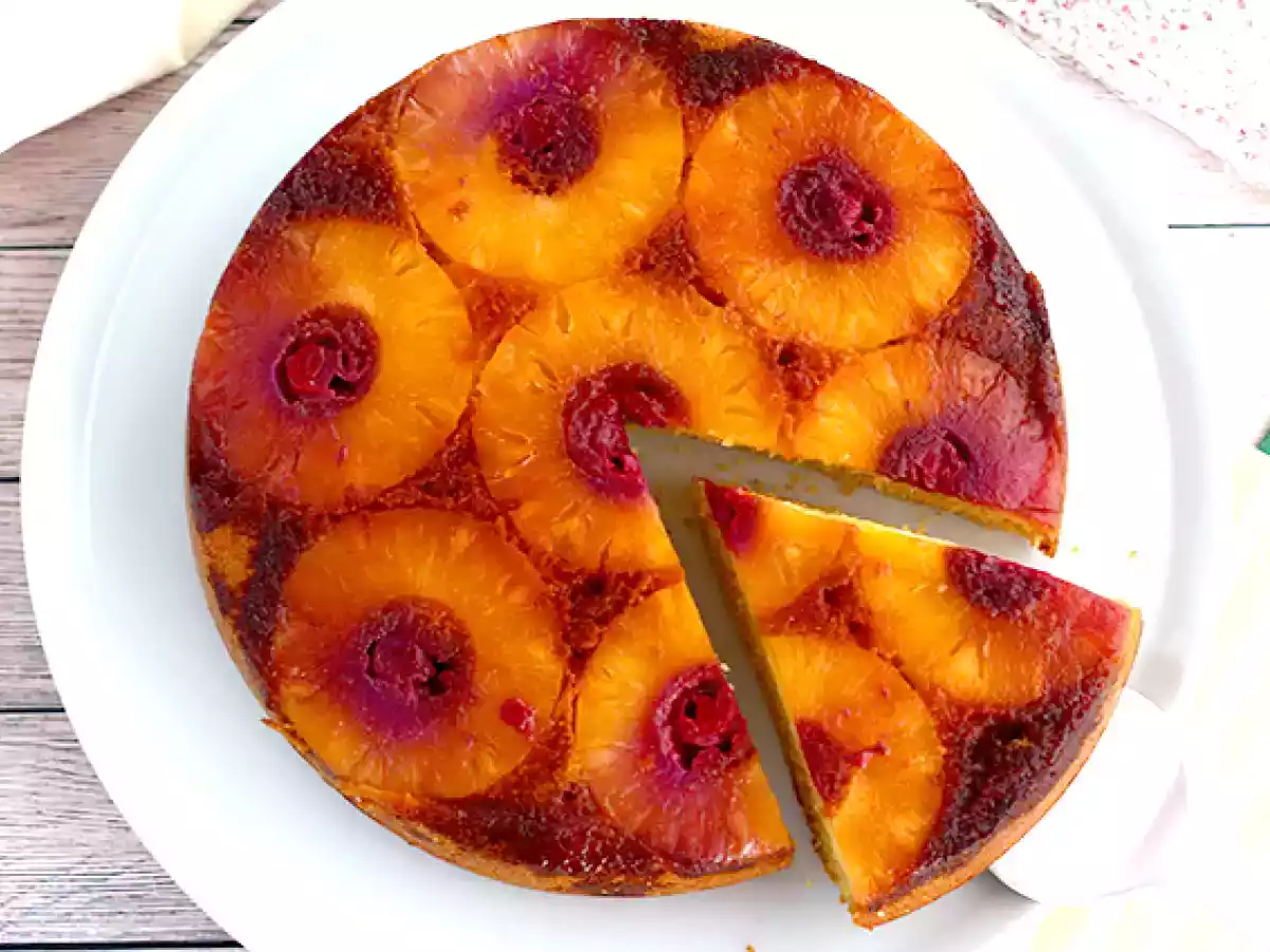 Gâteau renversé à l'ananas facile - photo 2