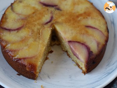 Gâteau renversé à la pêche, moelleux, fondant et caramélisé - photo 7