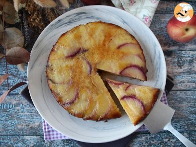 Gâteau renversé à la pêche, moelleux, fondant et caramélisé - photo 8