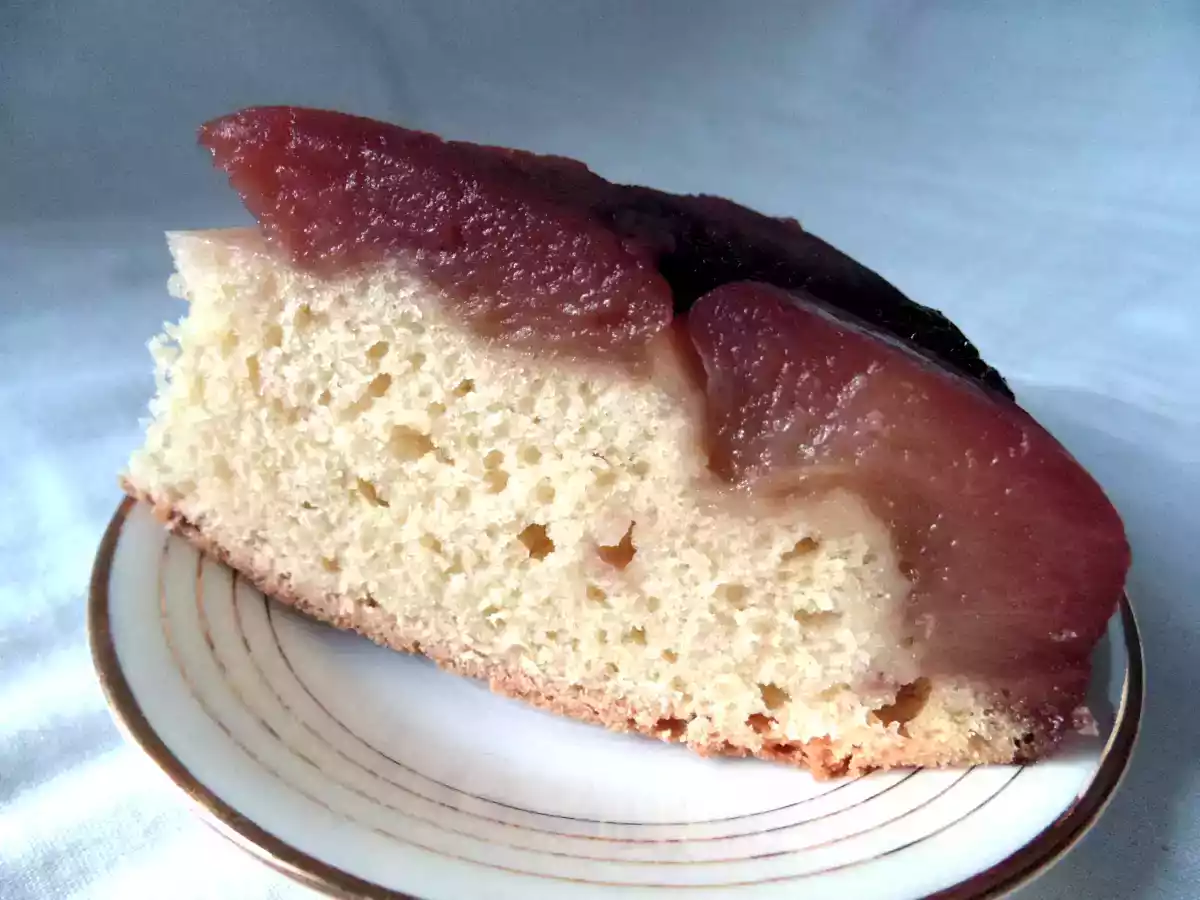 Gâteau renversé aux pommes et aux mûres - photo 4