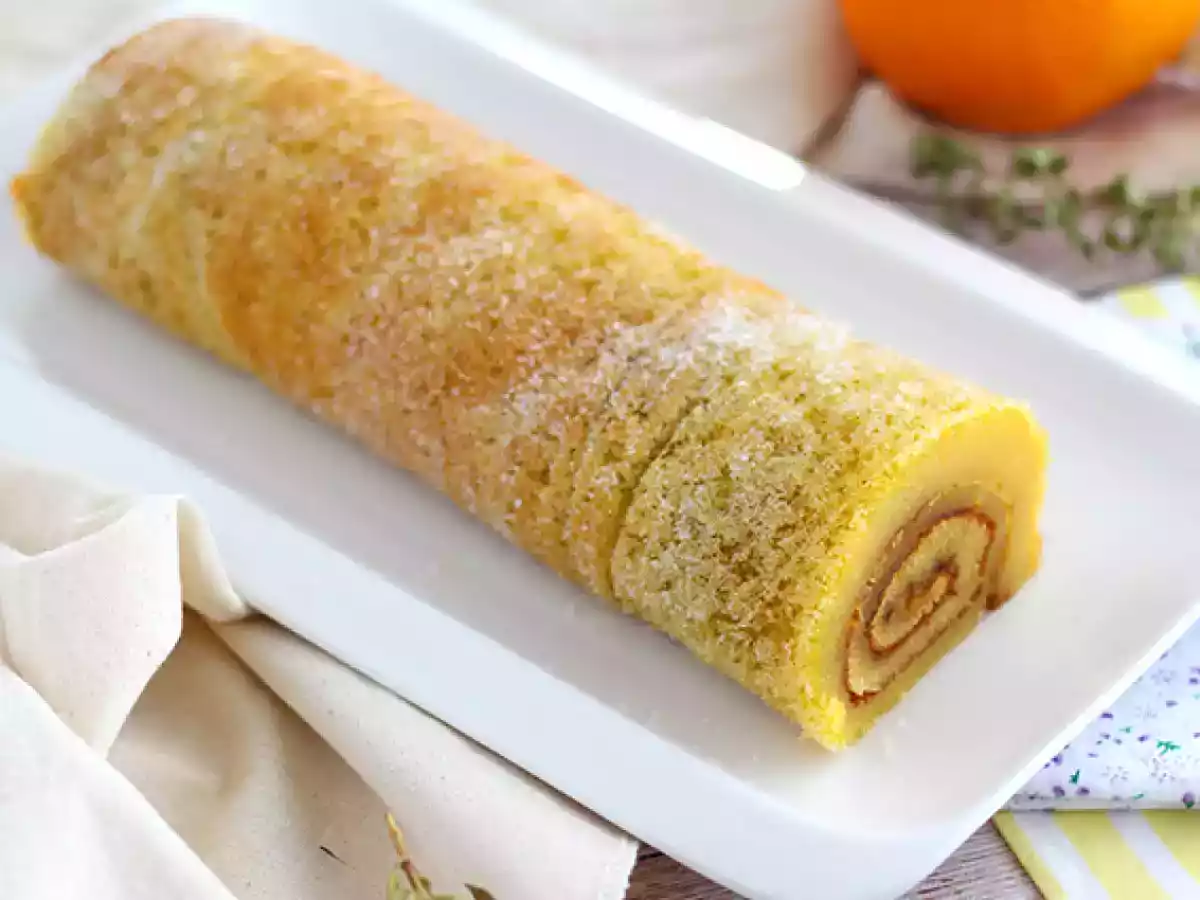 Gâteau roulé à l'orange portugais - Torta de laranja - photo 2