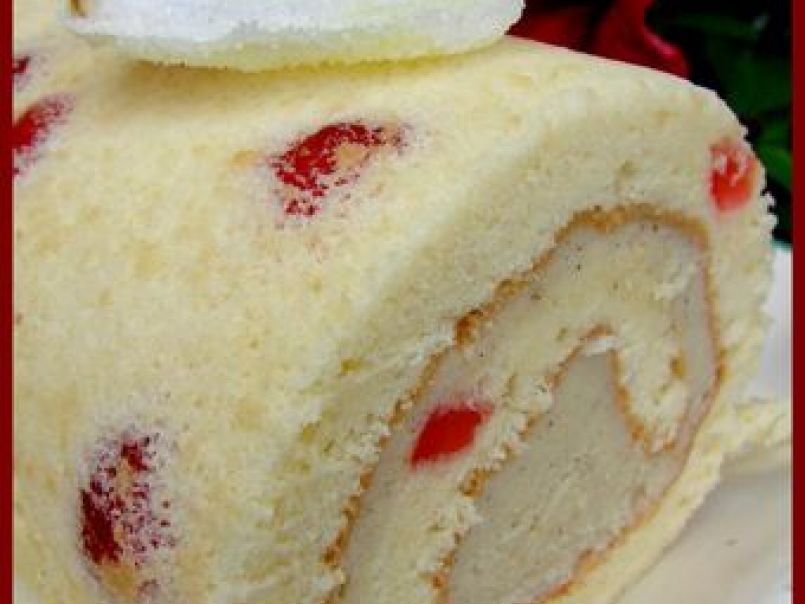 Gateau Roule Moelleux En Rouge Et Blanc Recette Ptitchef