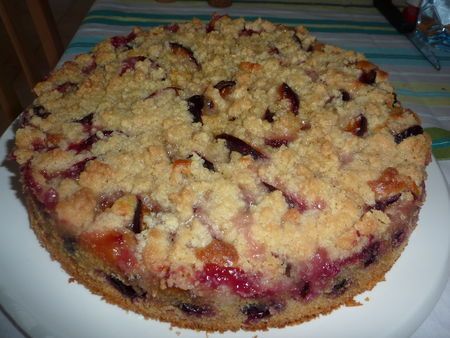 Gateau Streusel Aux Prunes Receita Petitchef