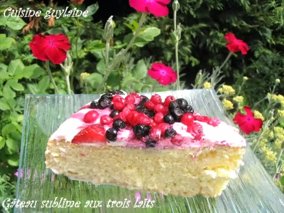 Gateau sublime aux trois laits - photo 3
