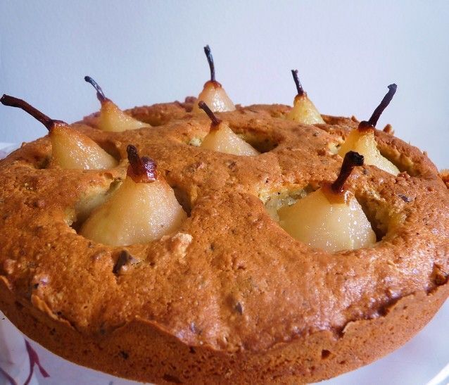 Gateau Surprenant Aux Poires Et Aux Amandes Recette Ptitchef