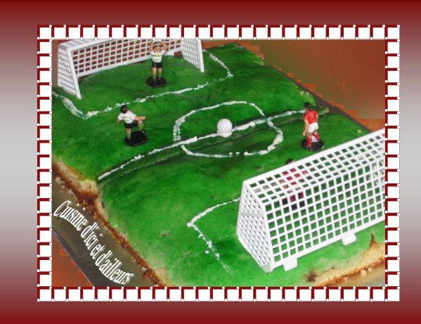 Gateau Terrain De Foot Recette Ptitchef