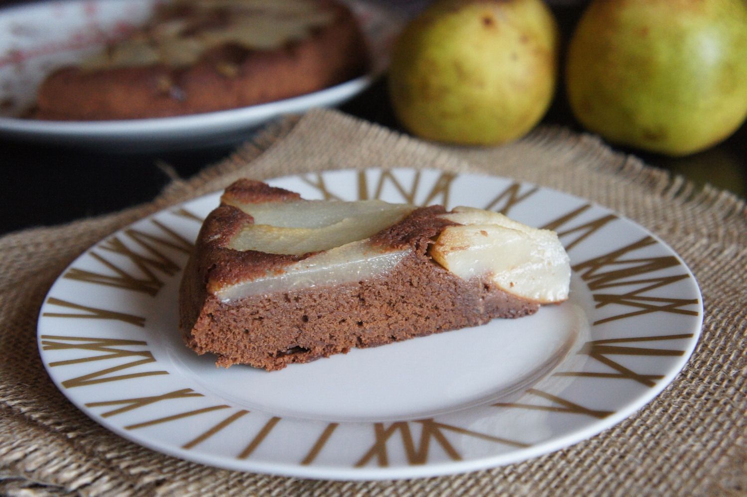 Gâteau Ultra Moelleux Au Chocolat à La Poire Et Au Gingembre Recette Ptitchef 