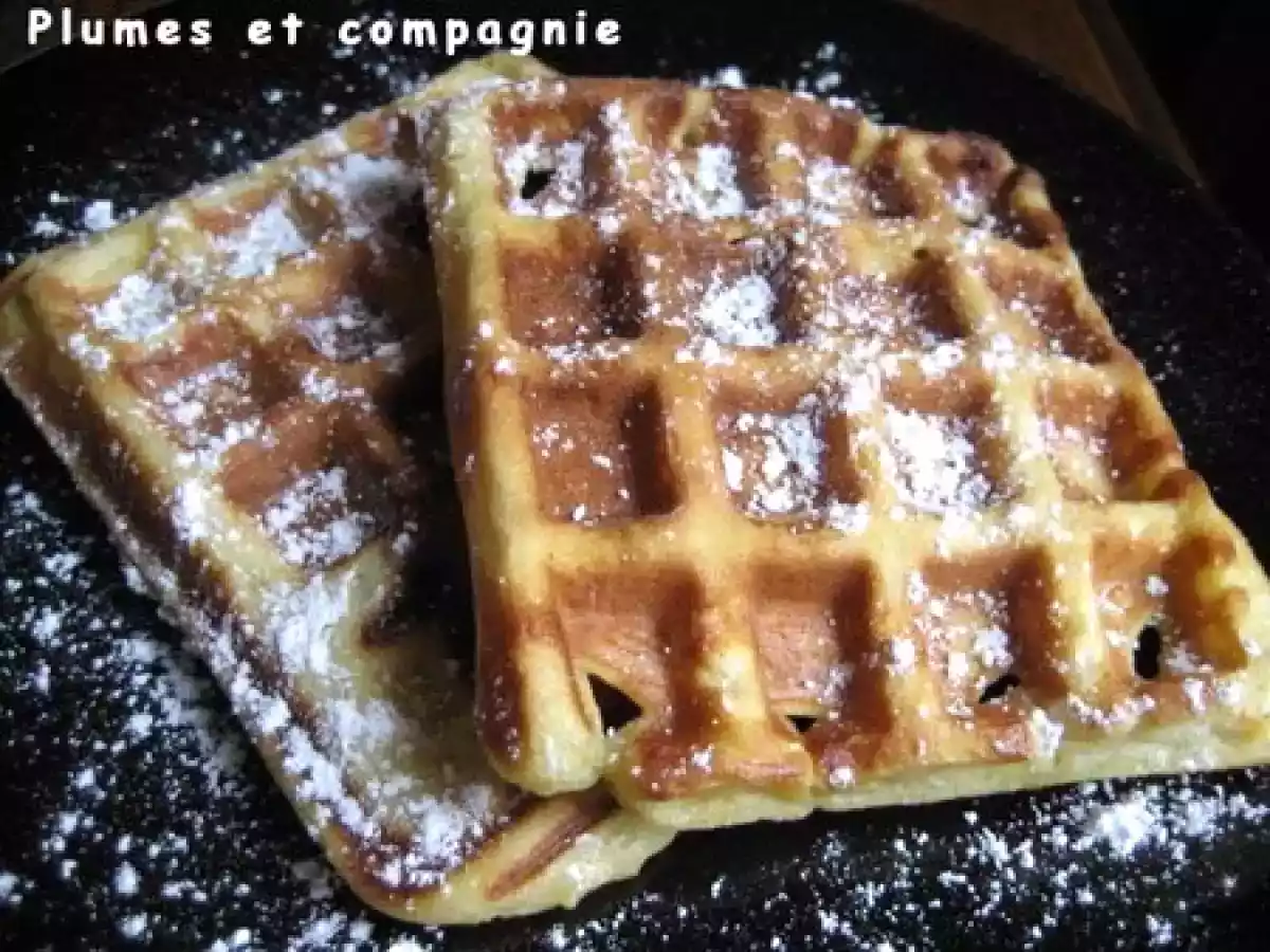 Gaufres Lyonnaises ou Liègeoises