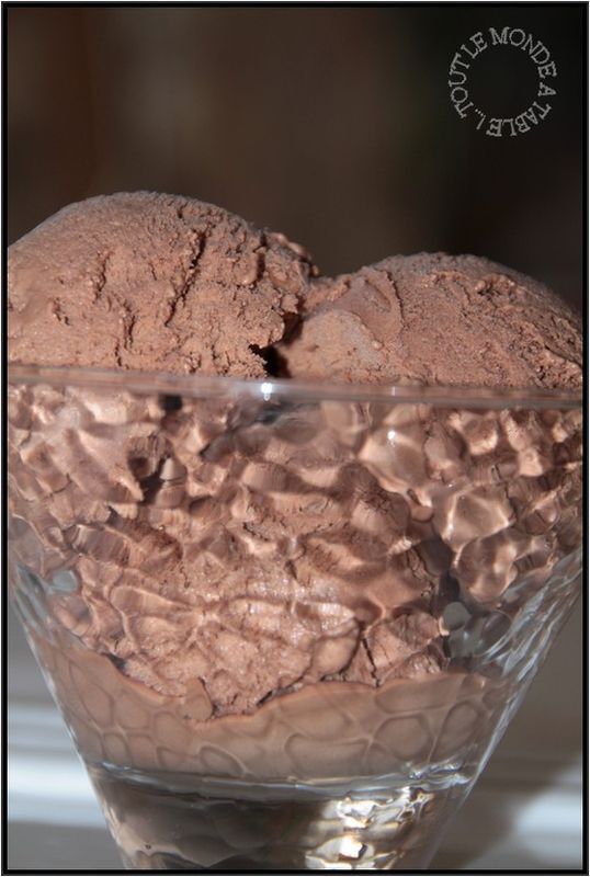 Glace au chocolat avec ou sans sorbetière - Recette Ptitchef