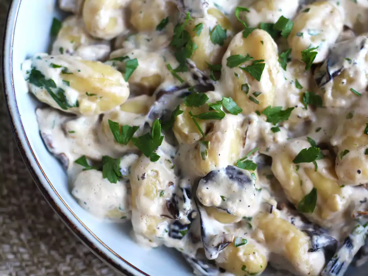 Gnocchi à la crème et aux champignons : un repas extra réconfortant ! - photo 3