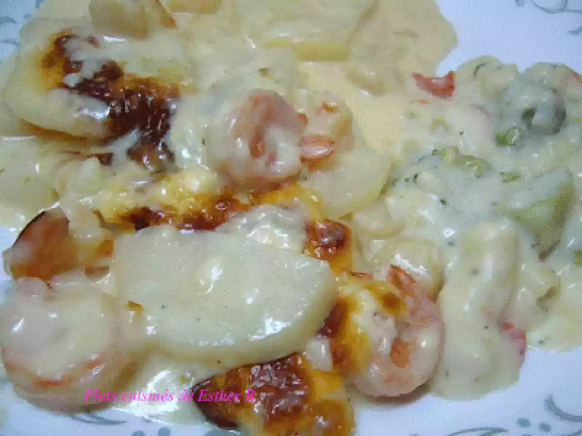 Gratin de fruits de mer