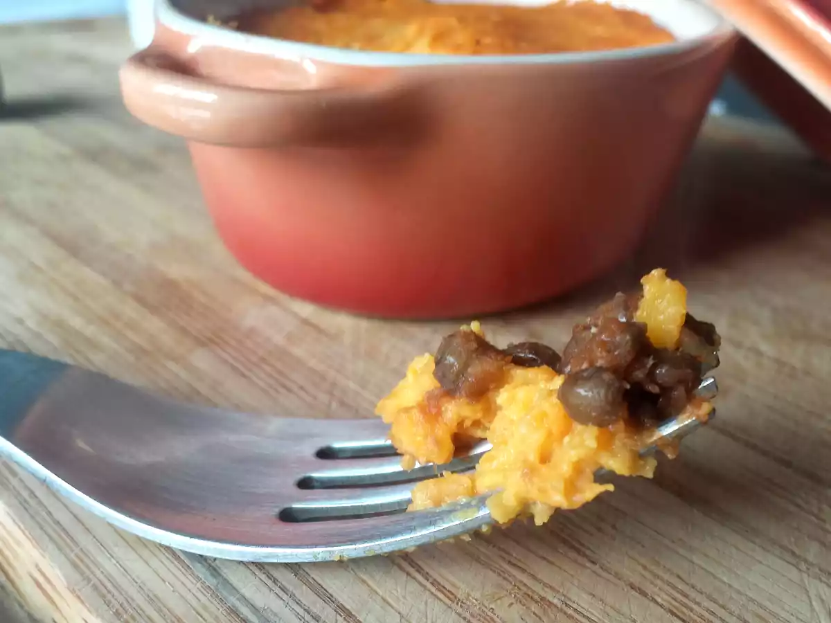 Gratin lentilles et patate douce - photo 3