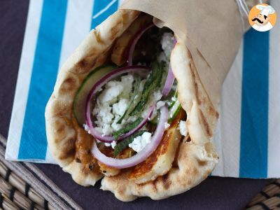 Gyros au halloumi, le sandwich grec en version végétarienne!, photo 2