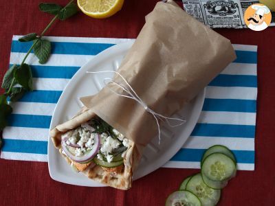 Gyros au saumon, le sandwich grec au poisson parfait pour l'été!, photo 2