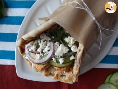 Gyros au saumon, le sandwich grec au poisson parfait pour l'été!, photo 3