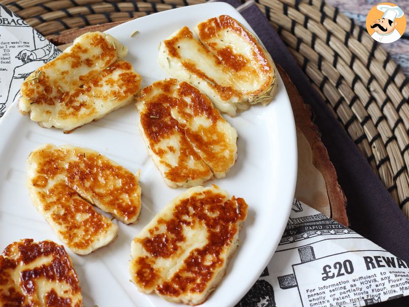 Halloumi cuit à la poêle en version sucré salé au miel et romarin - photo 4