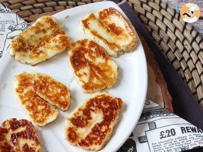 Halloumi cuit à la poêle en version sucré salé au miel et romarin - photo 4