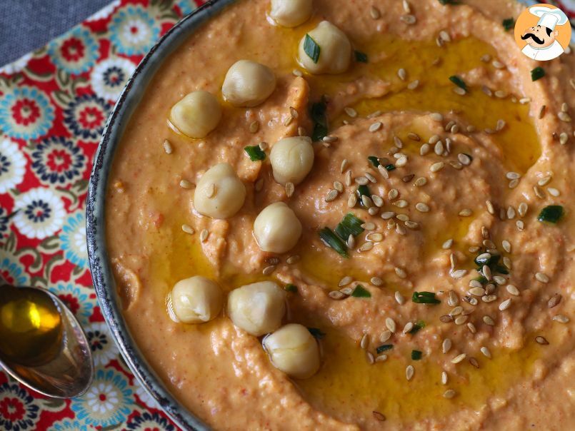 Houmous aux poivrons rouges, la tartinade parfaite pour l'apéro! - photo 4