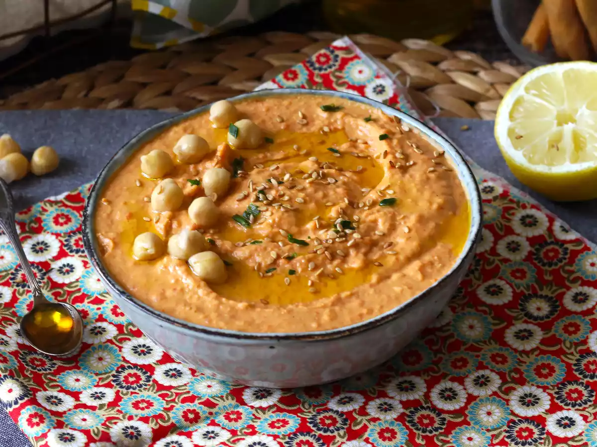 Houmous aux poivrons rouges, la tartinade parfaite pour l'apéro! - photo 5