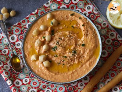 Houmous aux poivrons rouges, la tartinade parfaite pour l'apéro!, photo 1