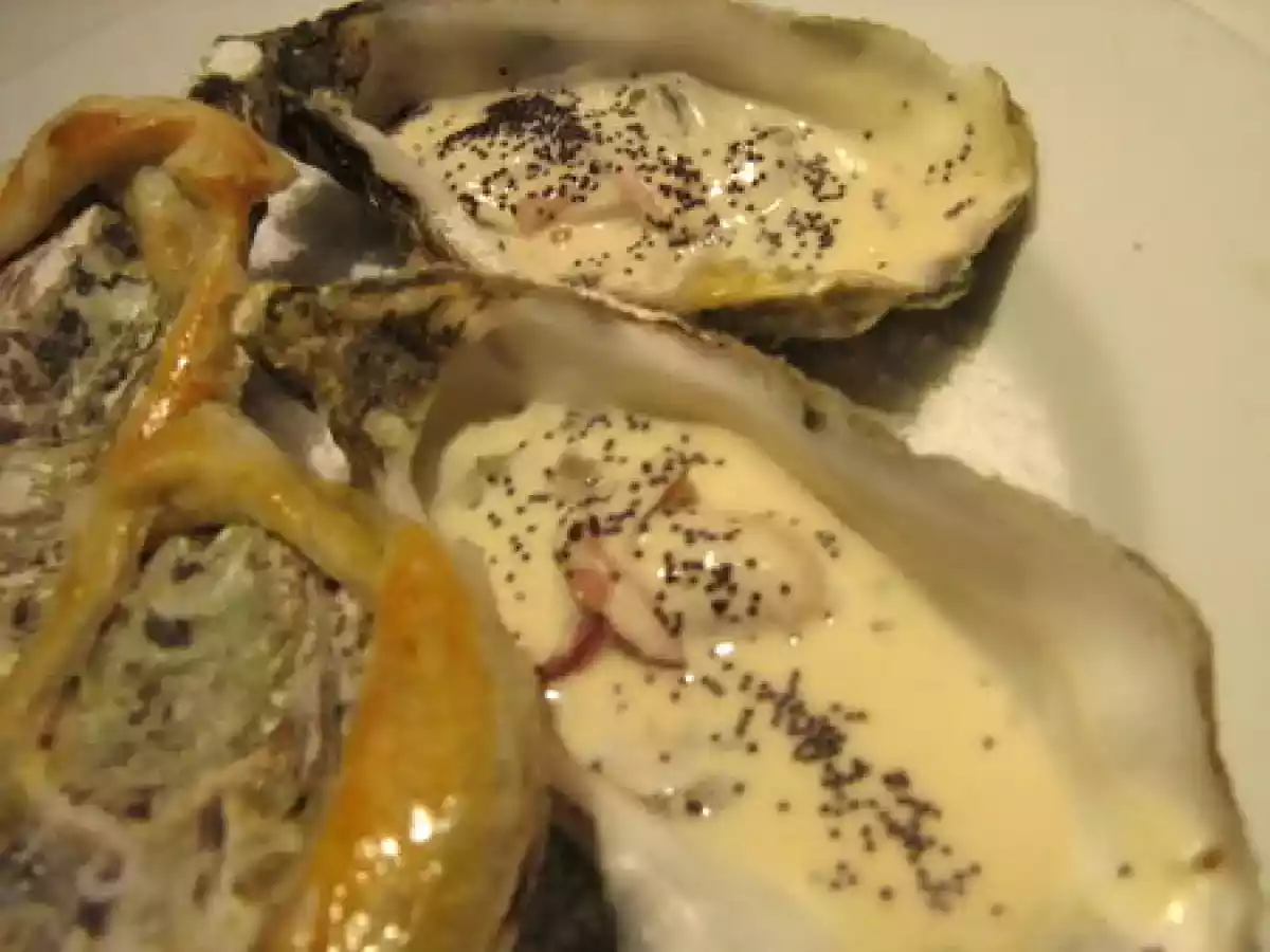 Huîtres chaudes sauce aux lardons - photo 2