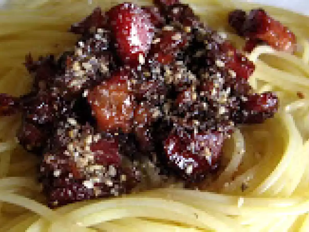 Jambonneau laqué au miel et au vinaigre de tomate (cuisine des placards en 5mn chrono) - photo 2