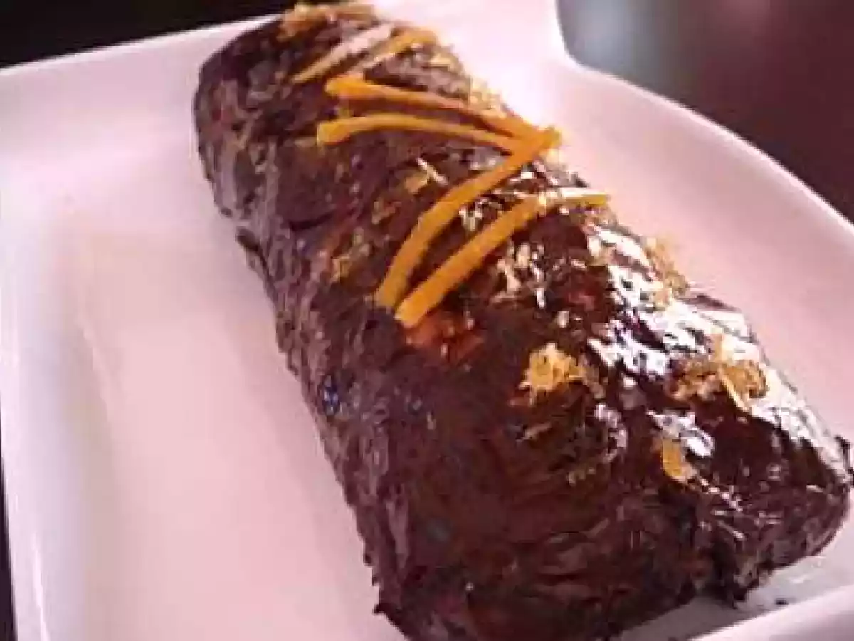 La buche croustillante à l'Orange Chocolat - photo 2