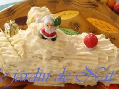 La Bûche de Noël au chocolat blanc - mon-marché.fr