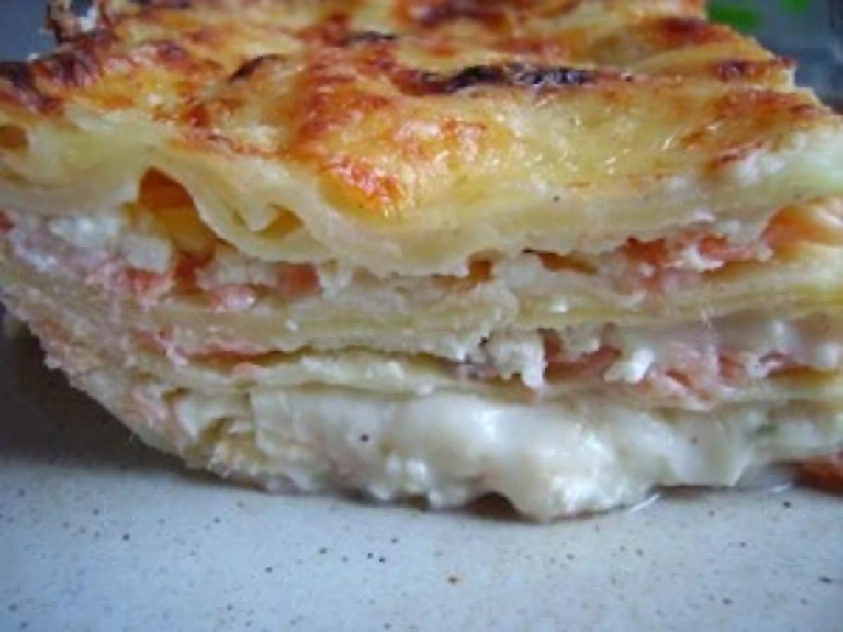 LASAGNES AU SAUMON FUMÉ ET À LA FETA - photo 3