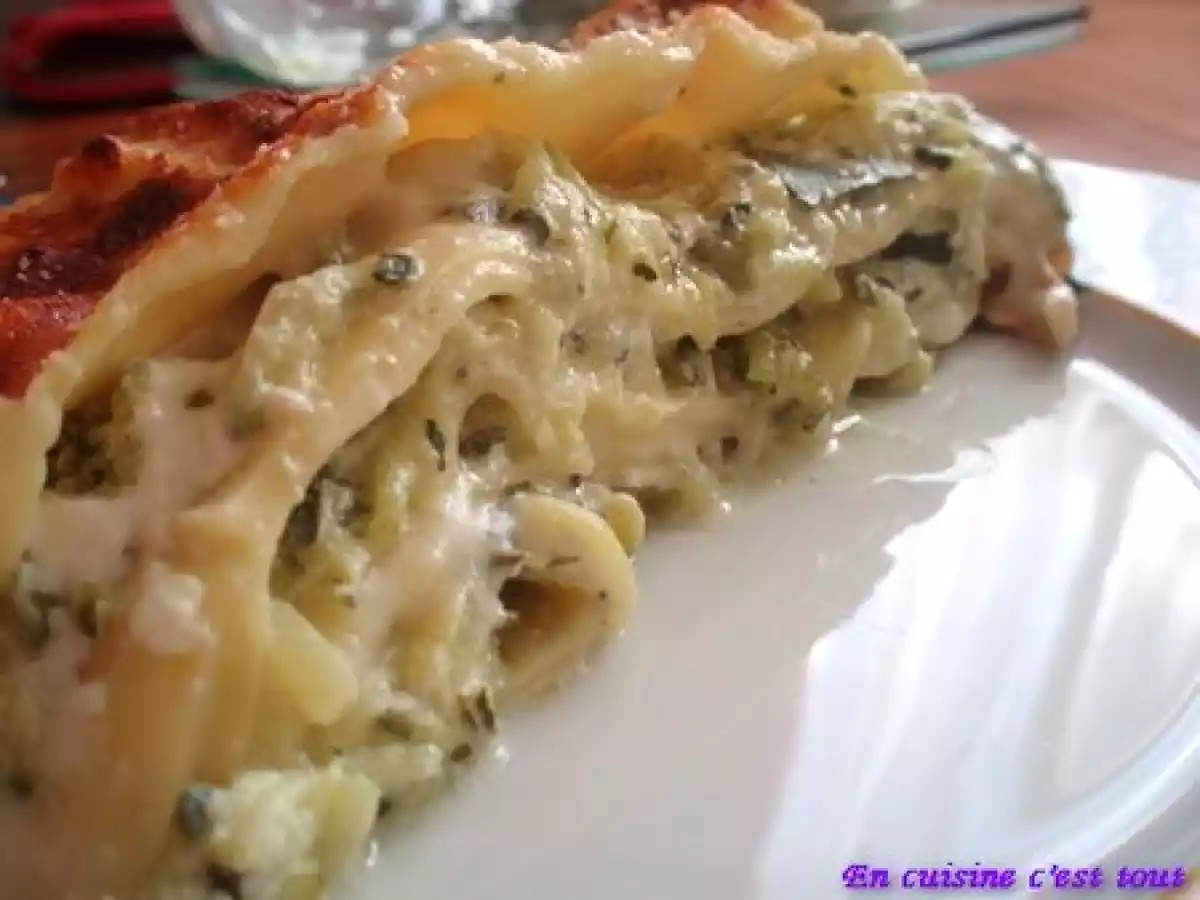 Lasagnes chèvre-courgettes