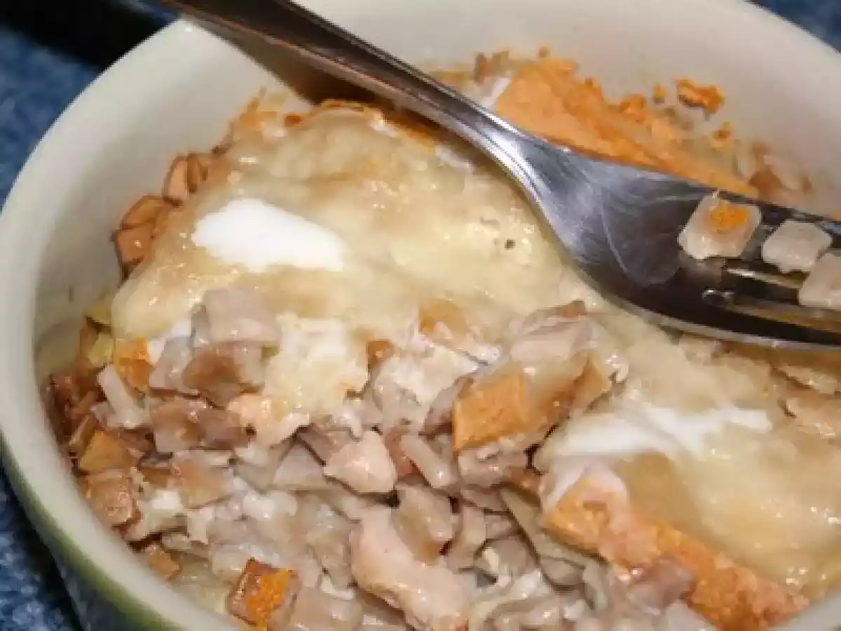 Le plat qui requinque : gratin de crozets au fenouil, au poulet et à la tomme de chèvre - photo 2