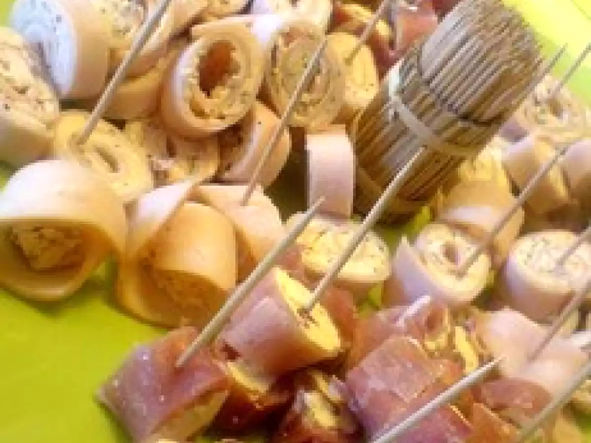 Les P'tits Roulés Apéro... Quand y'en a marre des cacahuètes...!!!