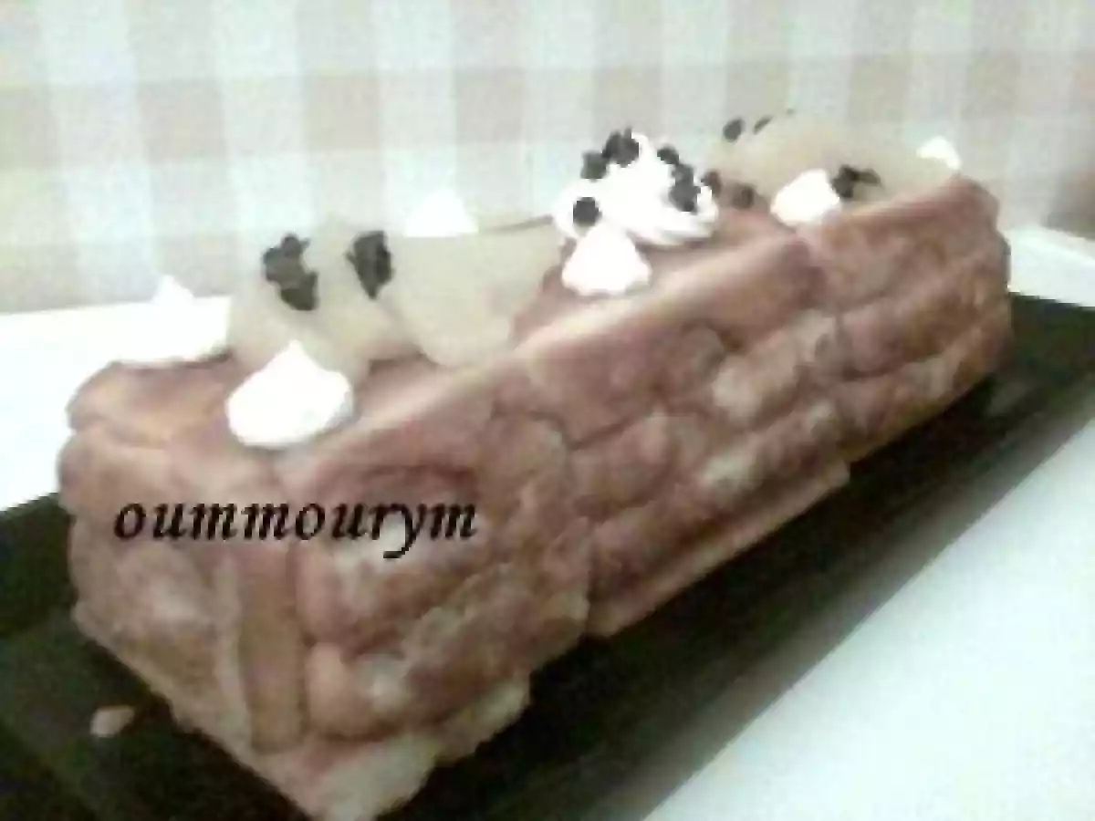 Ma bûche charlotte aux poires - photo 2