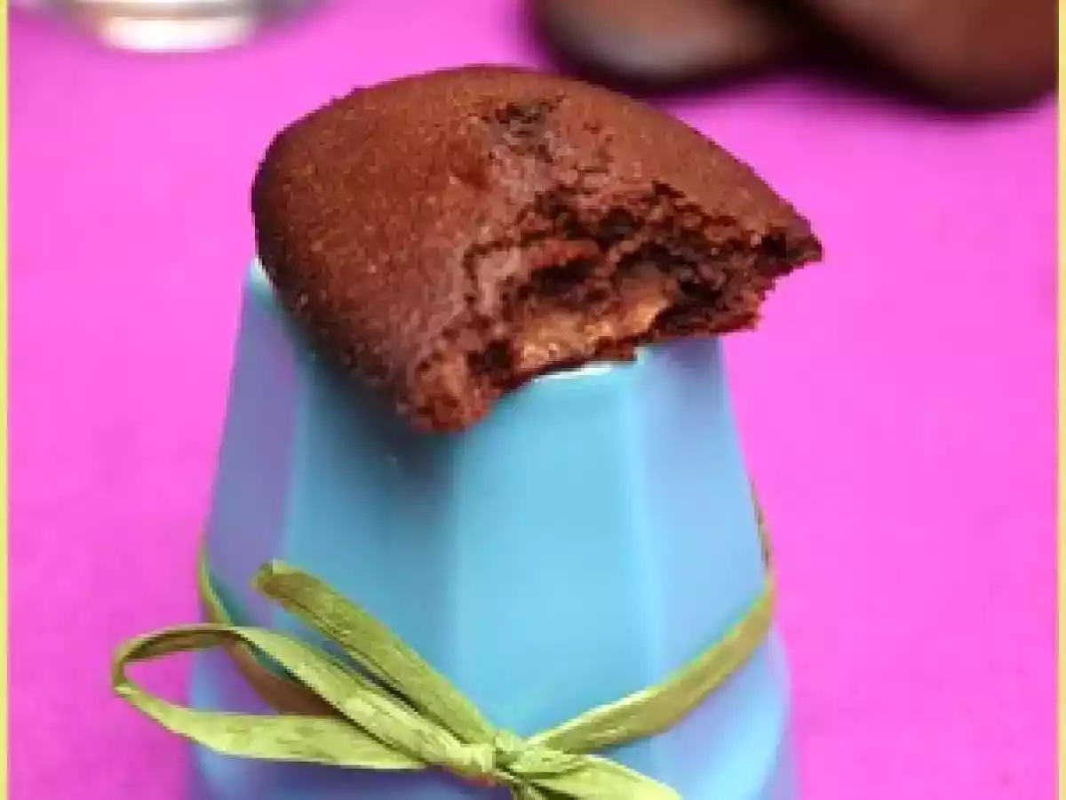 Madeleines au chocolat coeur praliné - photo 2