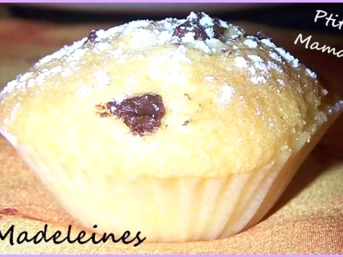 Madeleines sans moule à madeleines