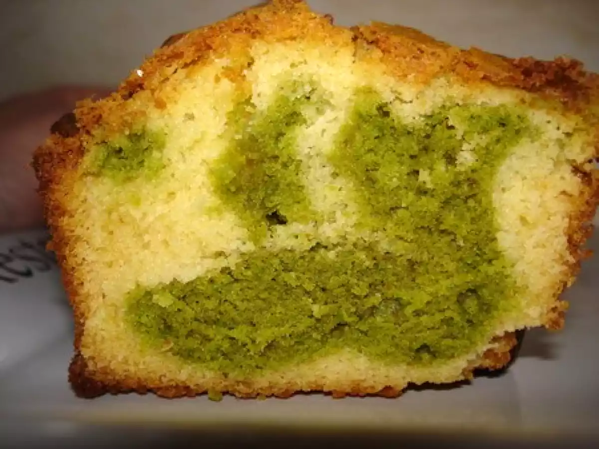 Marbré chocolat blanc et thé matcha!